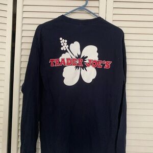 Trader Joe’s Navy Blue Long Sleeve Shirt